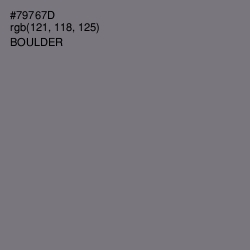 #79767D - Boulder Color Image