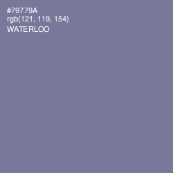#79779A - Waterloo  Color Image