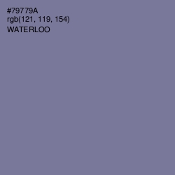 #79779A - Waterloo  Color Image