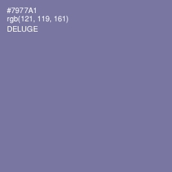 #7977A1 - Deluge Color Image
