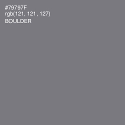 #79797F - Boulder Color Image