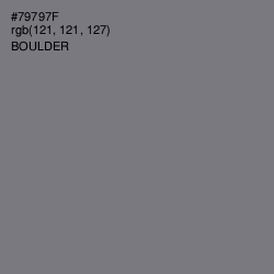 #79797F - Boulder Color Image