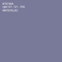 #79799A - Waterloo  Color Image