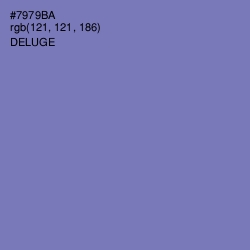 #7979BA - Deluge Color Image