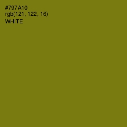 #797A10 - Olivetone Color Image