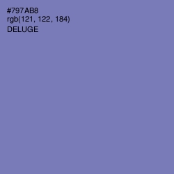 #797AB8 - Deluge Color Image