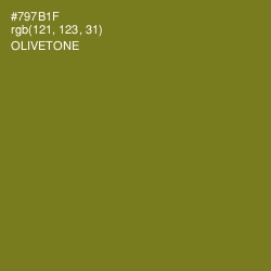 #797B1F - Olivetone Color Image