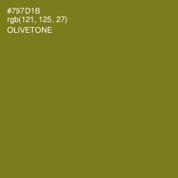 #797D1B - Olivetone Color Image