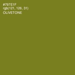 #797E1F - Olivetone Color Image