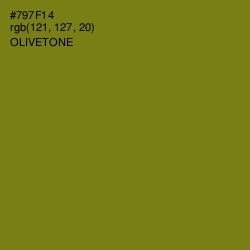 #797F14 - Olivetone Color Image