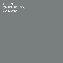 #797F7F - Concord Color Image