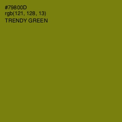 #79800D - Trendy Green Color Image