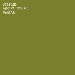 #79802D - Wasabi Color Image