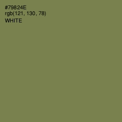 #79824E - Glade Green Color Image