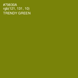 #79830A - Trendy Green Color Image