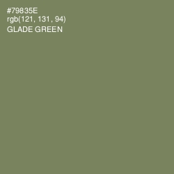 #79835E - Glade Green Color Image