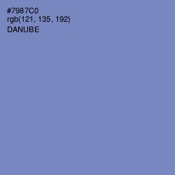 #7987C0 - Danube Color Image