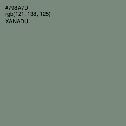 #798A7D - Xanadu Color Image