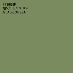 #798B5F - Glade Green Color Image