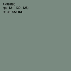 #798B80 - Blue Smoke Color Image