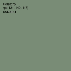 #798C75 - Xanadu Color Image