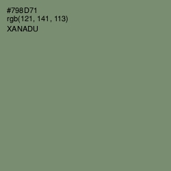 #798D71 - Xanadu Color Image