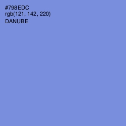 #798EDC - Danube Color Image