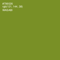 #799026 - Wasabi Color Image