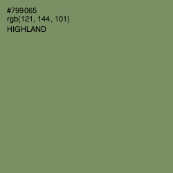 #799065 - Highland Color Image