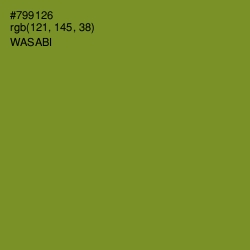 #799126 - Wasabi Color Image