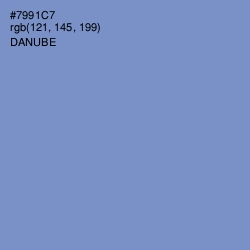 #7991C7 - Danube Color Image