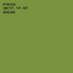 #79933E - Wasabi Color Image