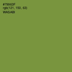 #79963F - Wasabi Color Image