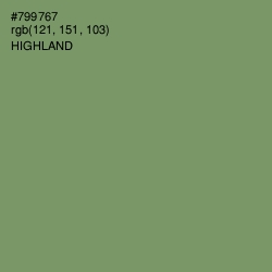 #799767 - Highland Color Image