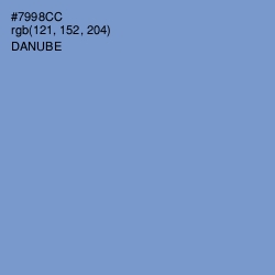 #7998CC - Danube Color Image