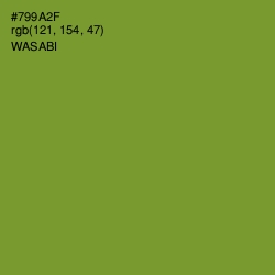 #799A2F - Wasabi Color Image