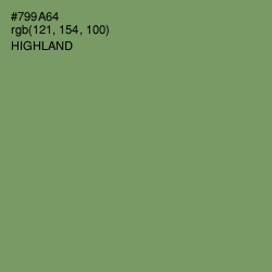 #799A64 - Highland Color Image