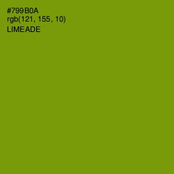 #799B0A - Limeade Color Image