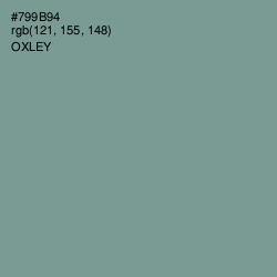 #799B94 - Oxley Color Image