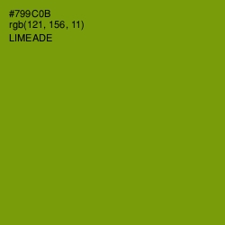 #799C0B - Limeade Color Image