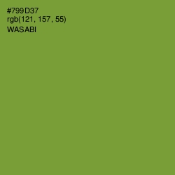 #799D37 - Wasabi Color Image