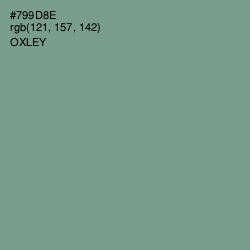 #799D8E - Oxley Color Image