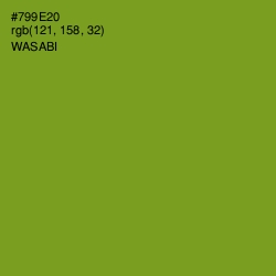 #799E20 - Wasabi Color Image
