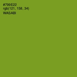 #799E22 - Wasabi Color Image