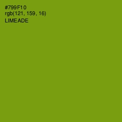 #799F10 - Limeade Color Image