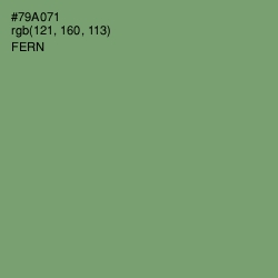 #79A071 - Fern Color Image