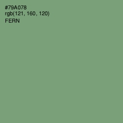 #79A078 - Fern Color Image