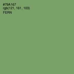 #79A167 - Fern Color Image