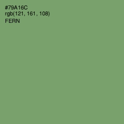 #79A16C - Fern Color Image