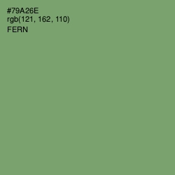 #79A26E - Fern Color Image